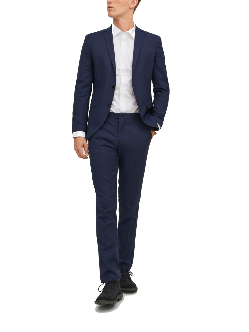 Camicia Jack & Jones Joe Bianca a maniche lunghe 12187222 /White JACK & JONES 