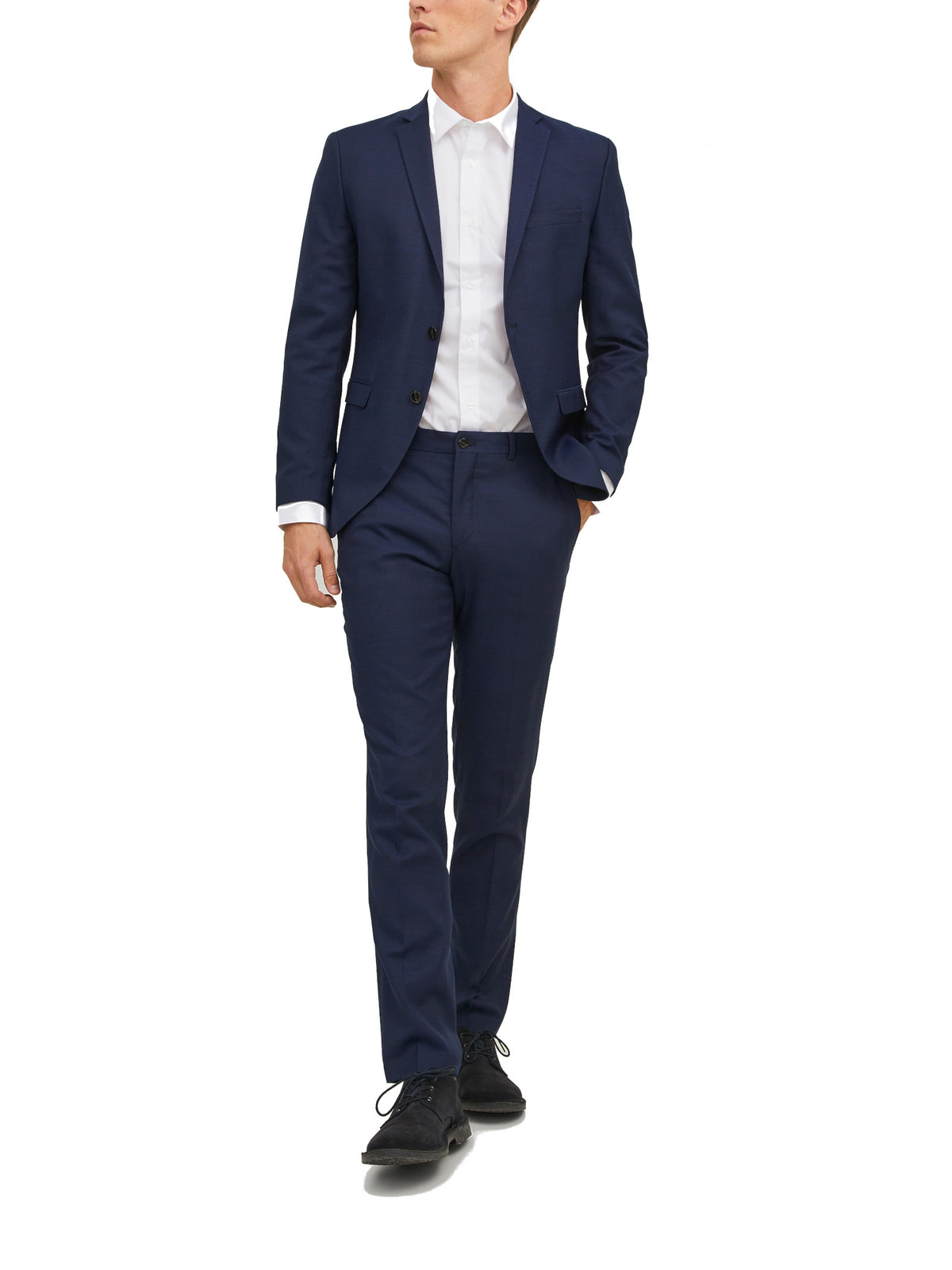 Camicia Jack & Jones Joe Bianca a maniche lunghe 12187222 /White JACK & JONES 