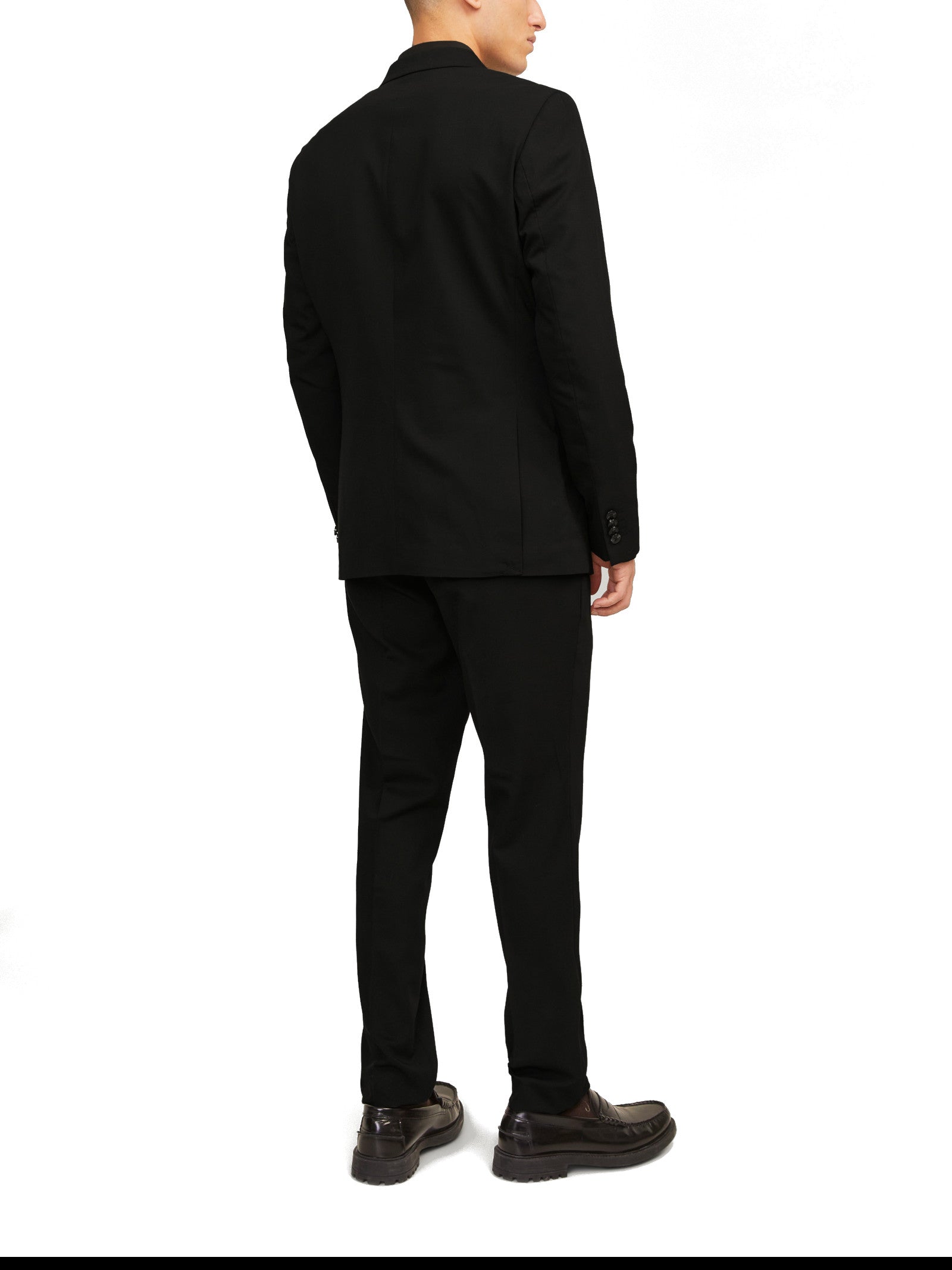 Giacca Jack & Jones Franco Nero monopetto 12199891 /BLACK JACK & JONES 