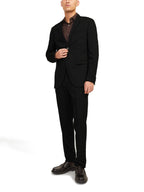 Giacca Jack & Jones Franco Nero monopetto 12199891 /BLACK JACK & JONES 