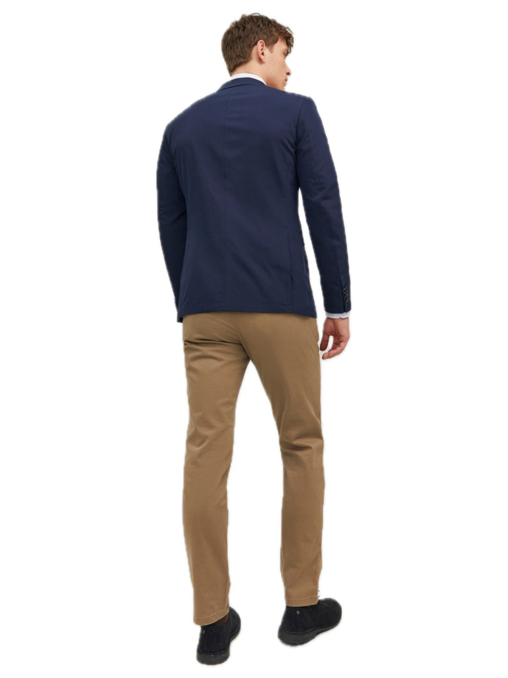Giacca Jack & Jones Franco Blu monopetto 12199891 /DARK NAVY JACK & JONES 