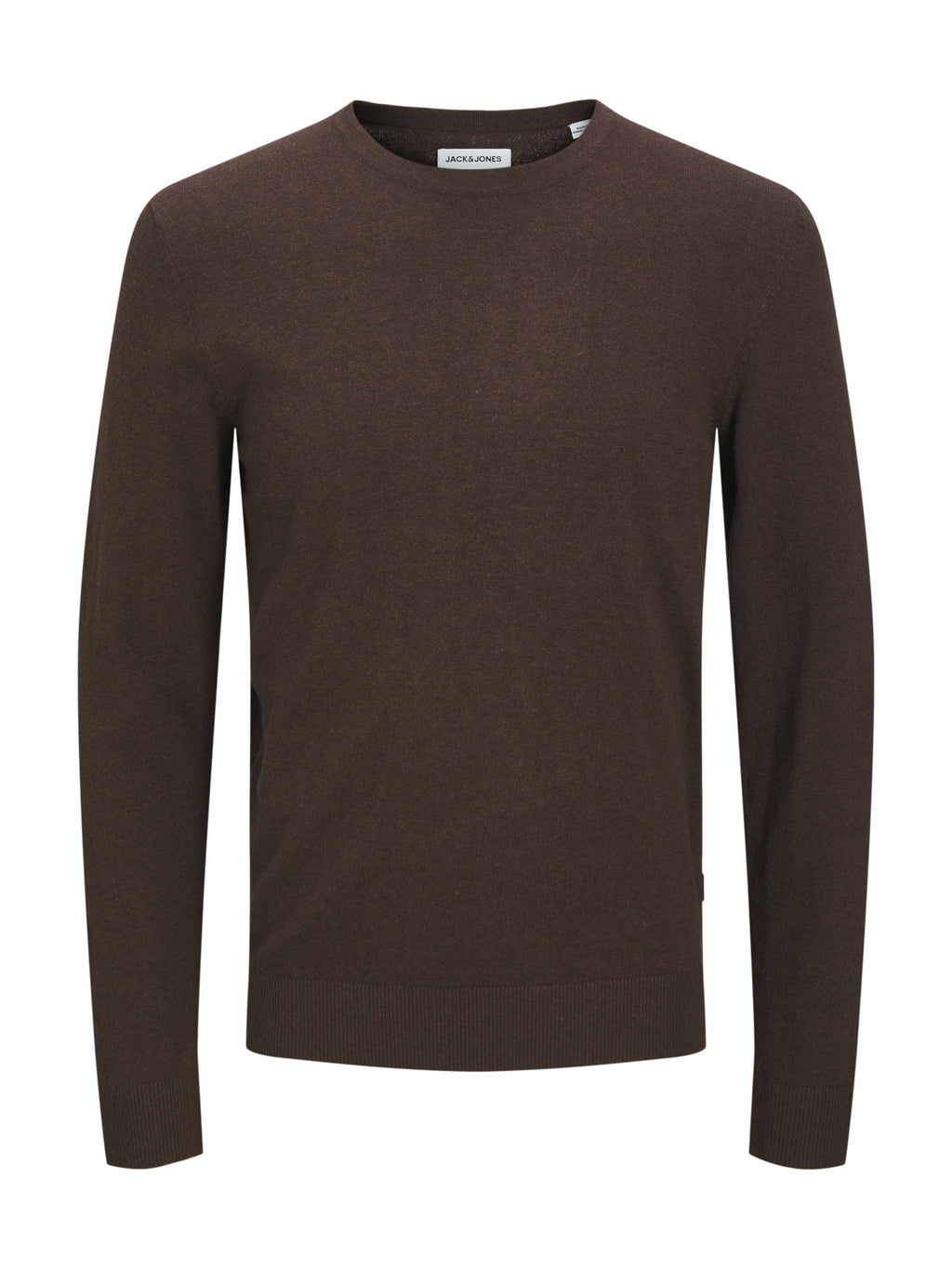 Maglia Jack & Jones Emil Marrone girocollo 12208364 /Mulch JACK & JONES 
