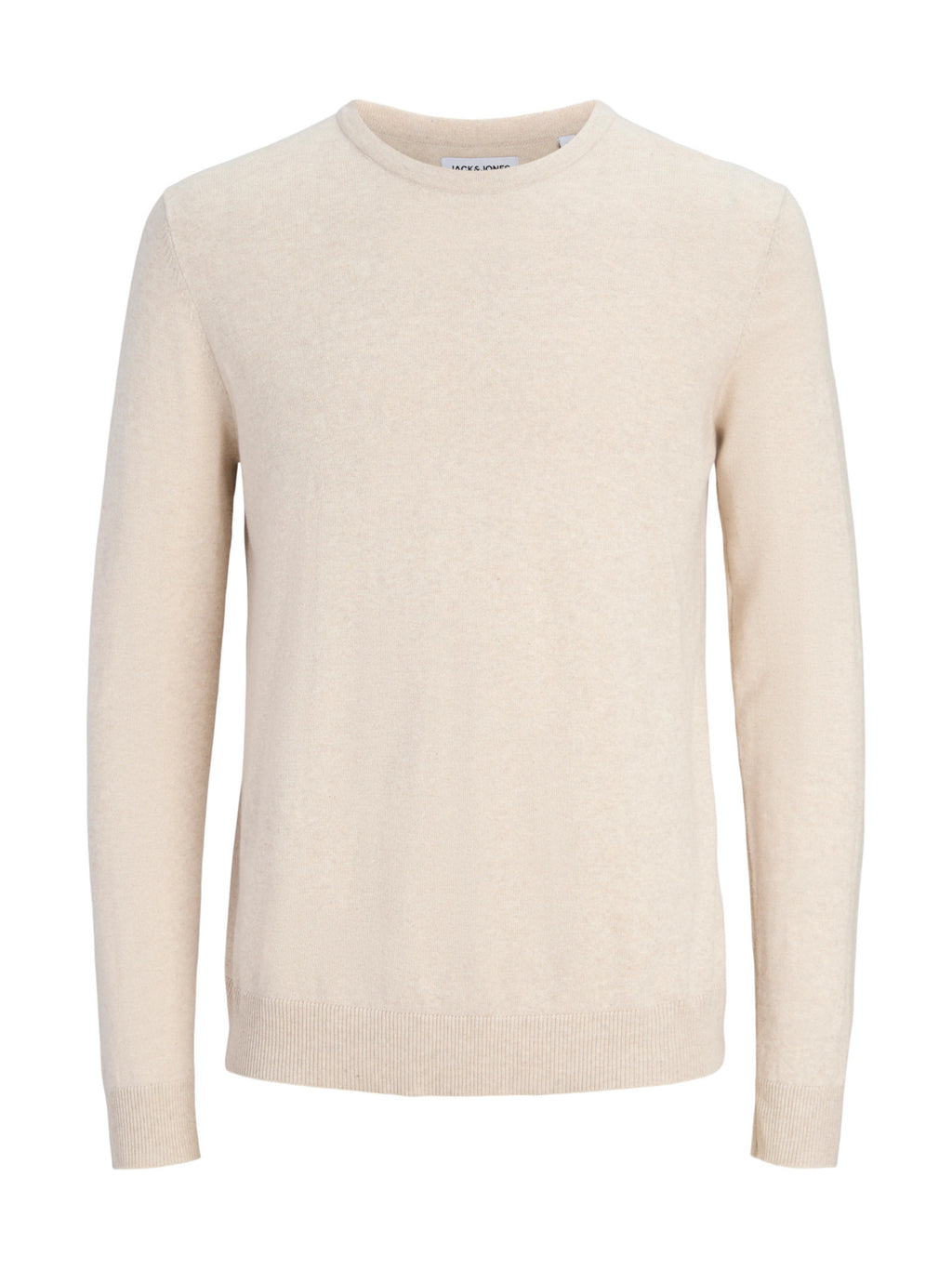 Maglia Jack & Jones Emil Beige girocollo 12208364 /Oatmeal JACK & JONES 
