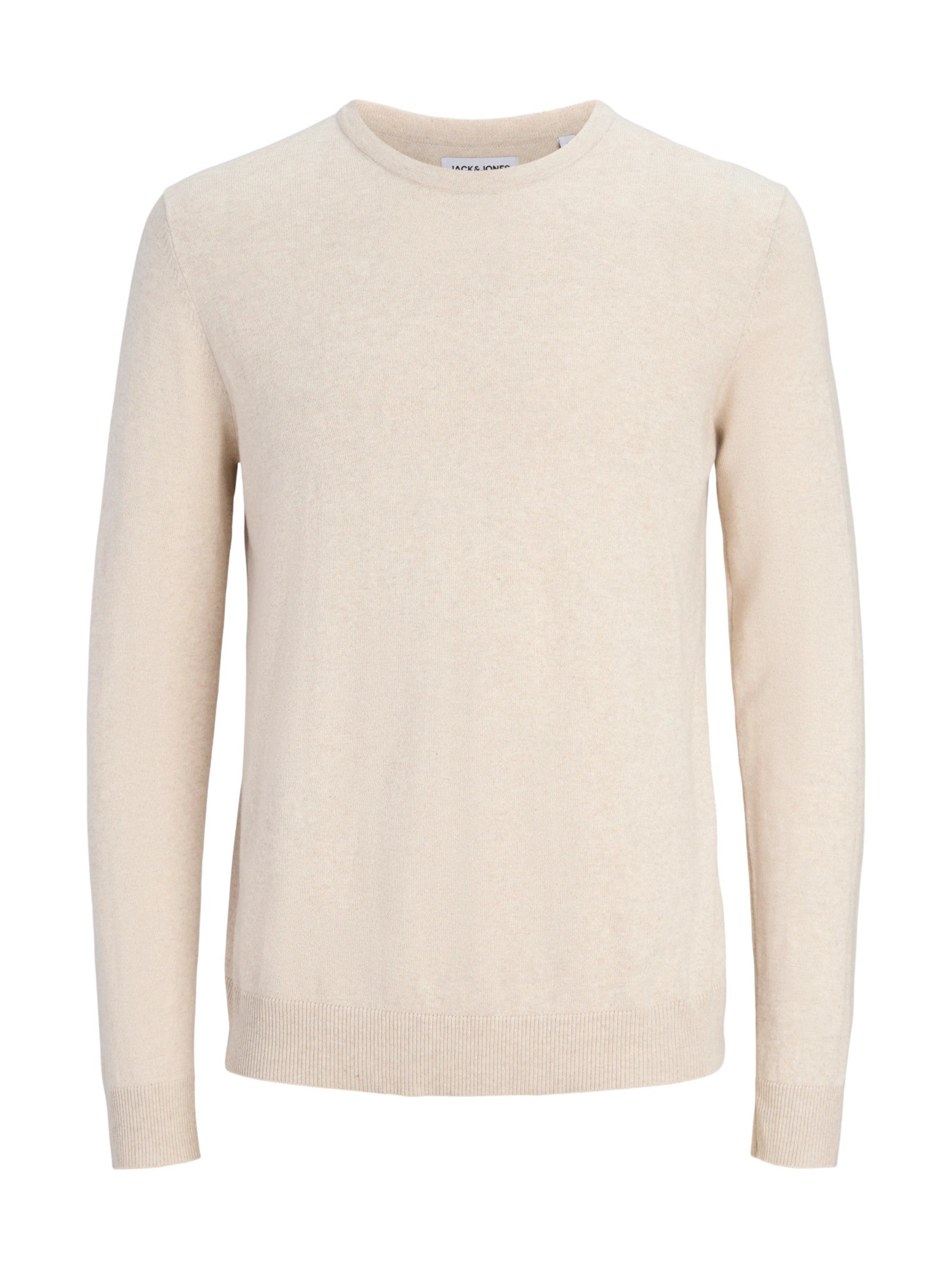 Maglia Jack & Jones Emil Beige girocollo 12208364 /Oatmeal JACK & JONES 
