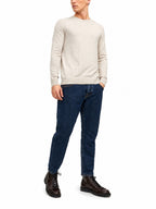 Maglia Jack & Jones Emil Beige girocollo 12208364 /Oatmeal JACK & JONES 