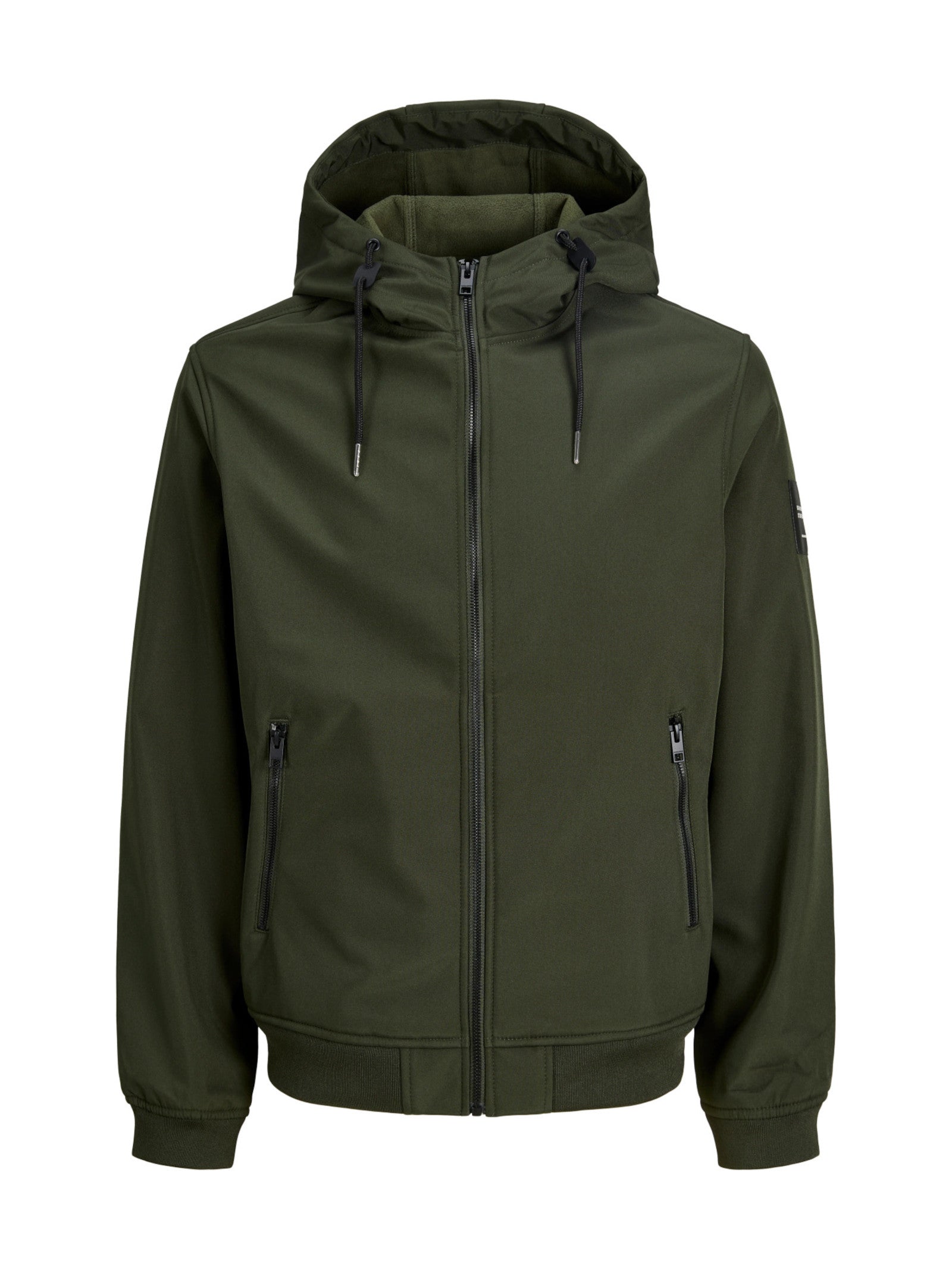 Giubbotto Jack & Jones Basic Verde Bosco in Softshell  con cappuccio 12236300 /Rosin JACK & JONES 