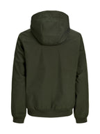 Giubbotto Jack & Jones Basic Verde Bosco in Softshell  con cappuccio 12236300 /Rosin JACK & JONES 