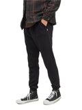 Pantalone Jack & Jones Gordon Nero in felpa con polsino 12249274 /Black JACK & JONES 