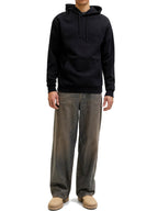 Felpa Jack & Jones Bradley Nero con cappuccio 12249340 /Black JACK & JONES 