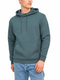 Felpa Jack & Jones Bradley Verde petrolio con cappuccio 12249340 /Turbulence JACK & JONES 