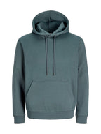 Felpa Jack & Jones Bradley Verde petrolio con cappuccio 12249340 /Turbulence JACK & JONES 