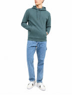 Felpa Jack & Jones Bradley Verde petrolio con cappuccio 12249340 /Turbulence JACK & JONES 