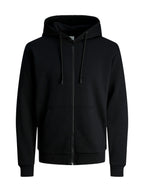 Felpa Jack & Jones Bradley Nera cappuccio e zip 12249342 /Black JACK & JONES 