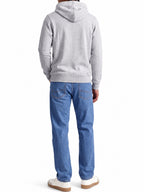 Felpa Jack & Jones Bradley Grigia cappuccio e zip 12249342 /Light Grey Melange JACK & JONES 