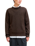 Maglia Jack & Jones Milano Marrone girocollo 12259666 /Delicioso JACK & JONES 