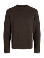 Maglia Jack & Jones Milano Marrone girocollo 12259666 /Delicioso JACK & JONES 