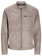 Biker Jack & Jones Dylan Fango in ecopelle 12264806 /Falcon JACK & JONES 