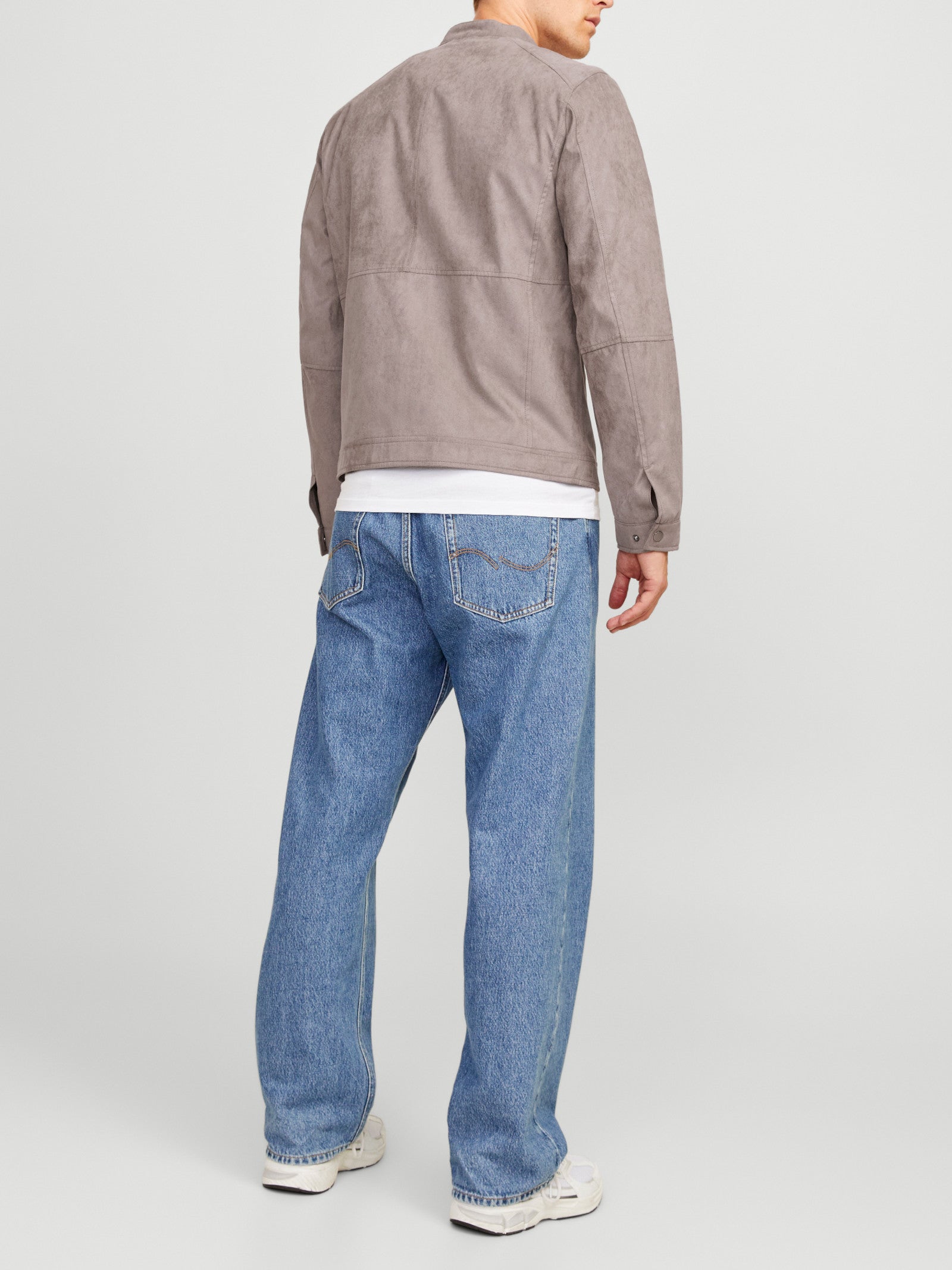 Biker Jack & Jones Dylan Fango in ecopelle 12264806 /Falcon JACK & JONES 
