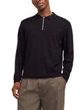 Polo Jack & Jones Nero Emil in maglia 12268210 /Black JACK & JONES 
