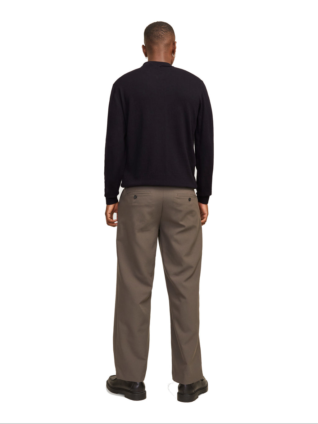 Polo Jack & Jones Nero Emil in maglia 12268210 /Black JACK & JONES 