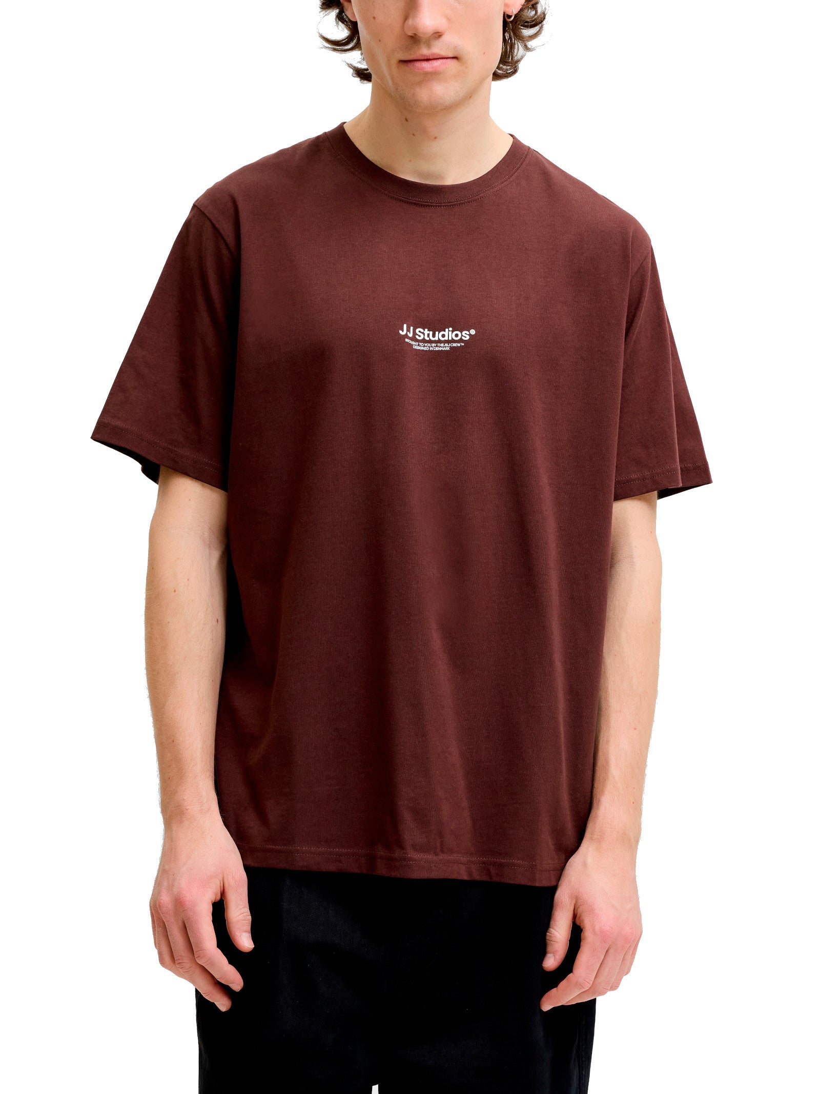 T-shirt Jack & Jones Soho Vinaccia con logo 12278787 /Bitter Chocolate JACK & JONES 
