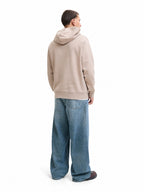 Felpa Jack & Jones Beige Nera con cappuccio 12278789 /Moonbeam JACK & JONES 
