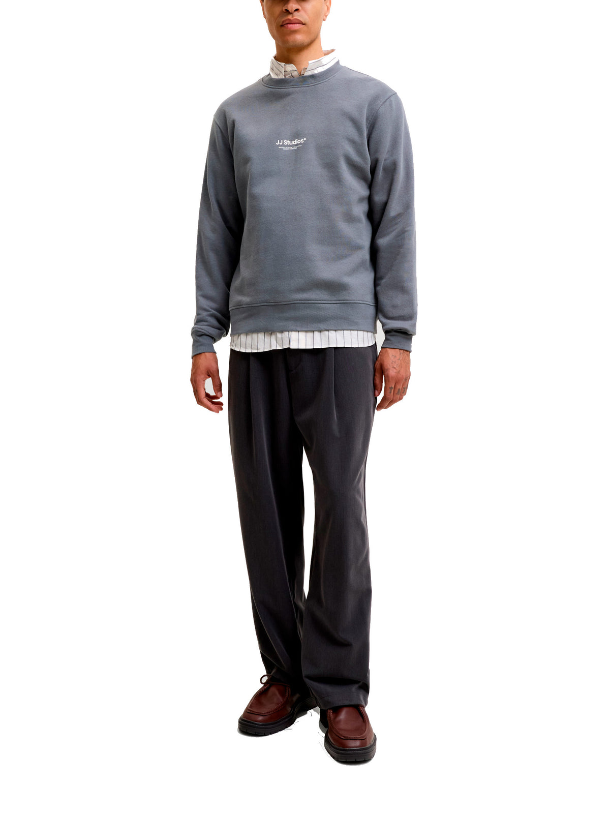 Felpa Jack & Jones Soho Avio girocollo 12278791 /Turbulence JACK & JONES 