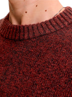 Maglia Jack & Jones Soho Bordeaux a girocollo 12278924 /Fired Brick JACK & JONES 