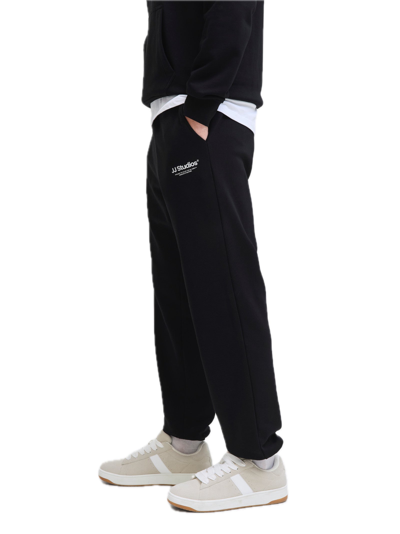Pantalone Jack & Jones Soho Nero in felpa 12278943 /Black JACK & JONES 
