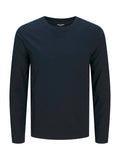 T-shirt Jack & Jones Organic Blu manica lunga 12279538 /Navy Blazer JACK & JONES 