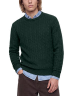 Maglia Jack & Jones Verde a trecce 12282175 /Scarab JACK & JONES 