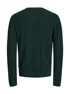 Maglia Jack & Jones Verde a trecce 12282175 /Scarab JACK & JONES 