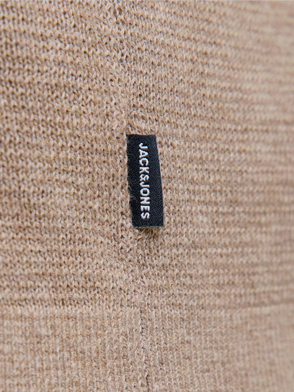 Cardigan Jack & Jones Beige con zip 12288344 /Greige JACK & JONES 