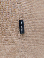 Cardigan Jack & Jones Beige con zip 12288344 /Greige JACK & JONES 