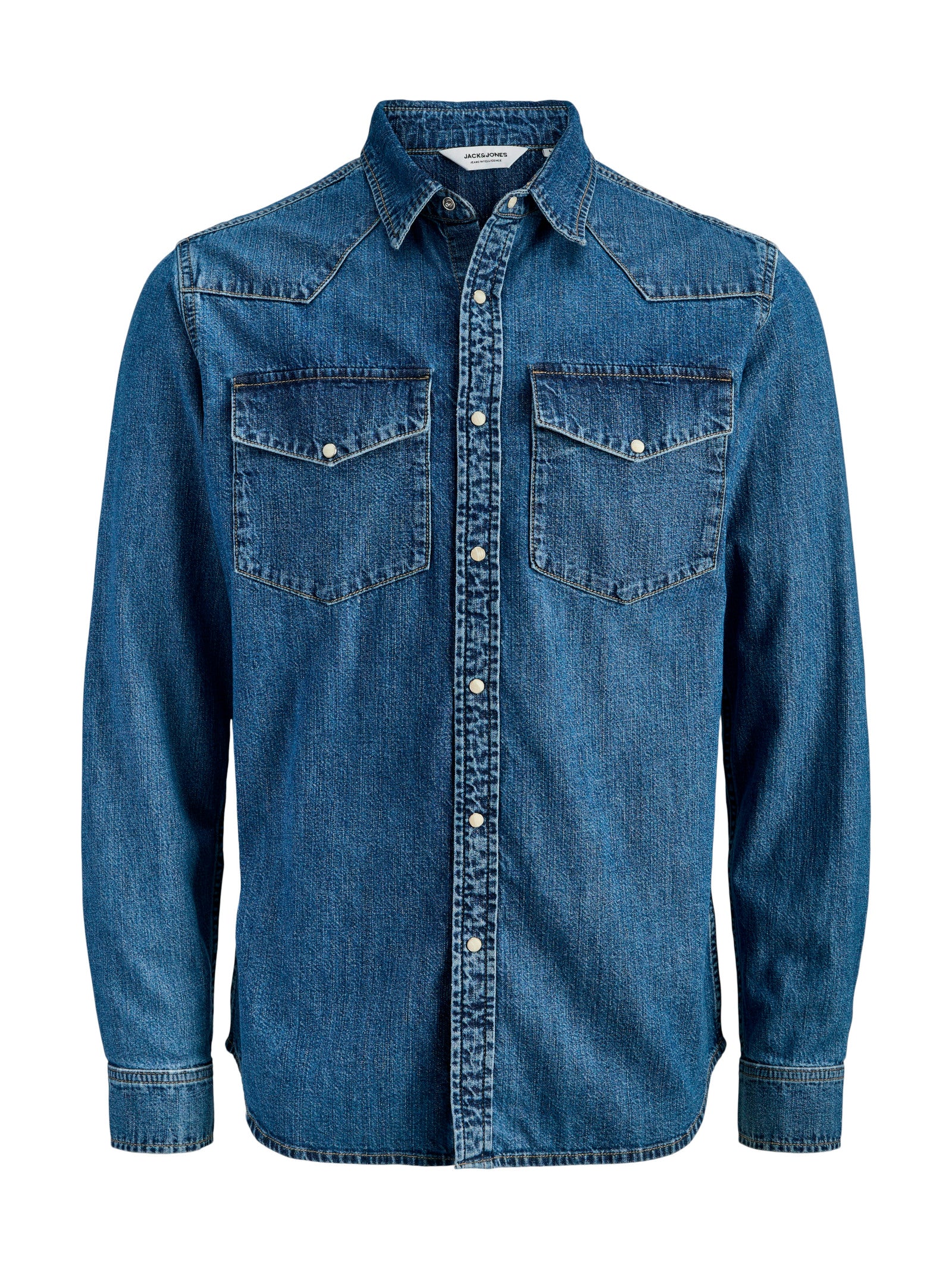 Camicia Jack & Jones Seridan Medium Blue Denim 12289219 /Blue Denim JACK & JONES 