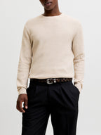 Maglia Jack & Jones Beige Ryder girocollo 12298310 /Greige JACK & JONES 