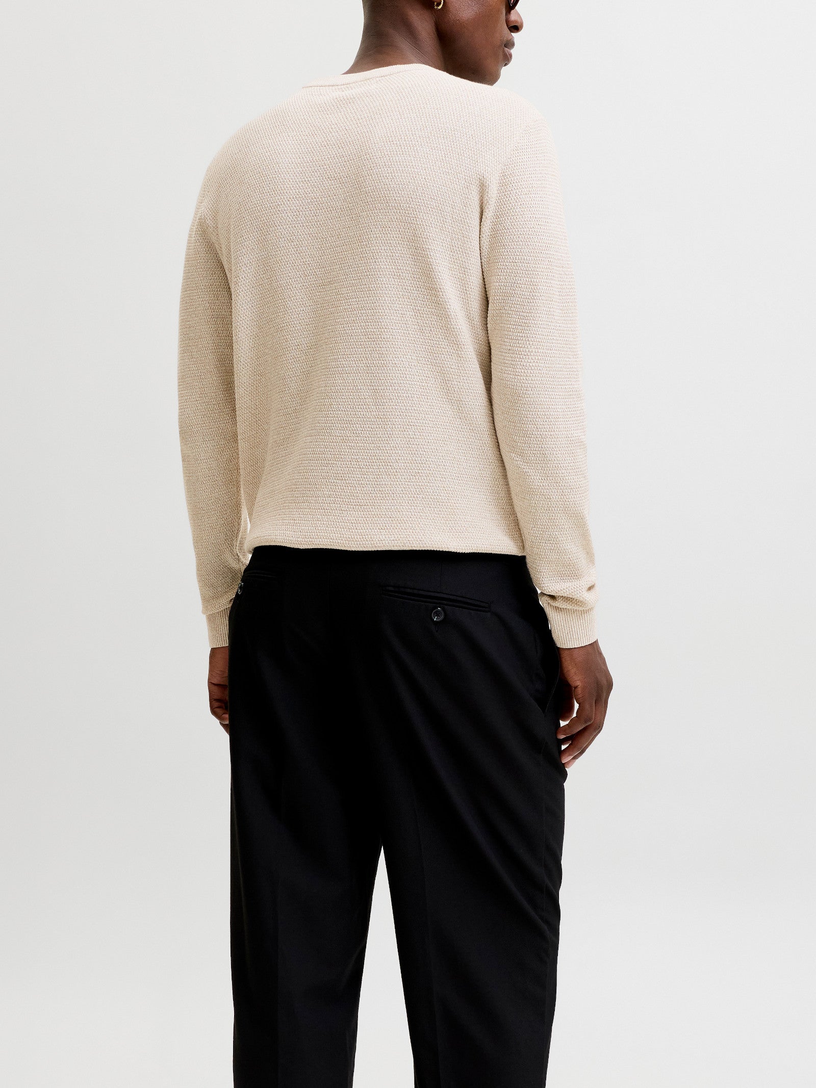 Maglia Jack & Jones Beige Ryder girocollo 12298310 /Greige JACK & JONES 