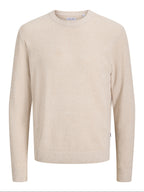 Maglia Jack & Jones Beige Ryder girocollo 12298310 /Greige JACK & JONES 