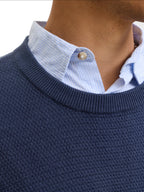 Maglia Jack & Jones Blu Ryder girocollo 12298310 /Turbulence JACK & JONES 