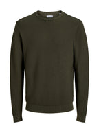 Maglia Jack & Jones Verde Brody righe 12298311 /Rosin JACK & JONES 