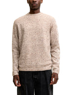Maglia Jack & Jones Niel Beige girocollo melange 12298382 /Atmosphere JACK & JONES 