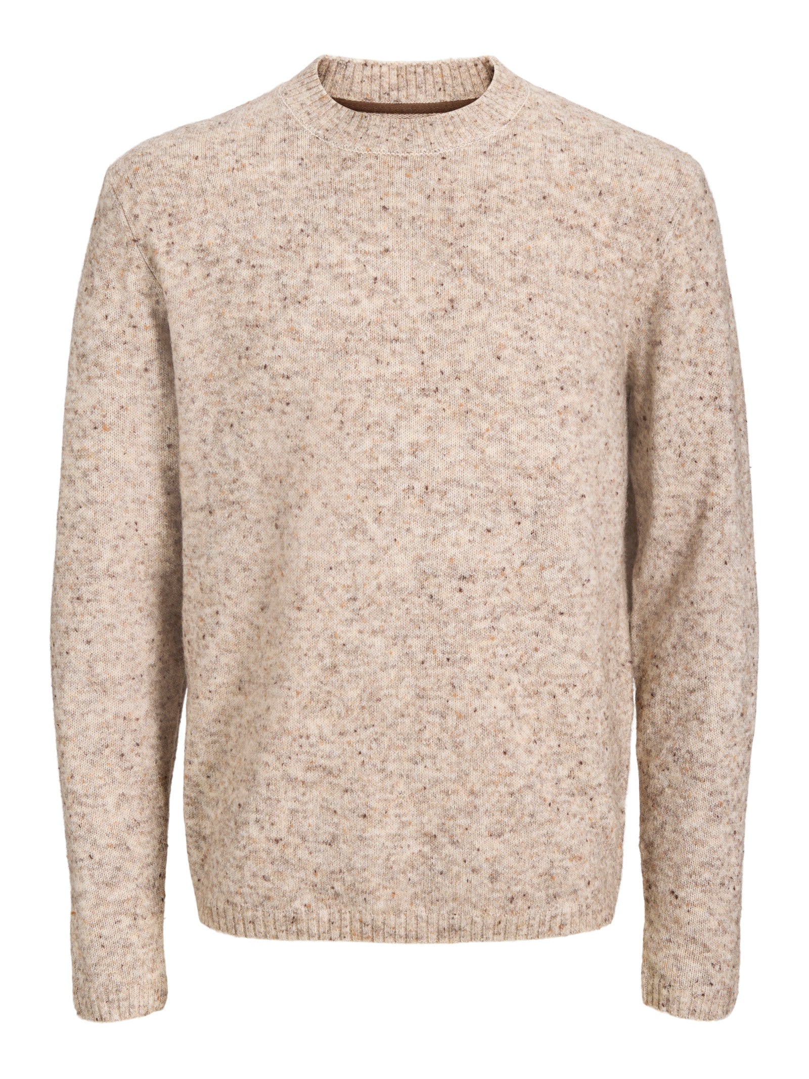 Maglia Jack & Jones Niel Beige girocollo melange 12298382 /Atmosphere JACK & JONES 