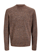 Maglia Jack & Jones Niel Marrone girocollo melange 12298382 /Cocoa JACK & JONES 