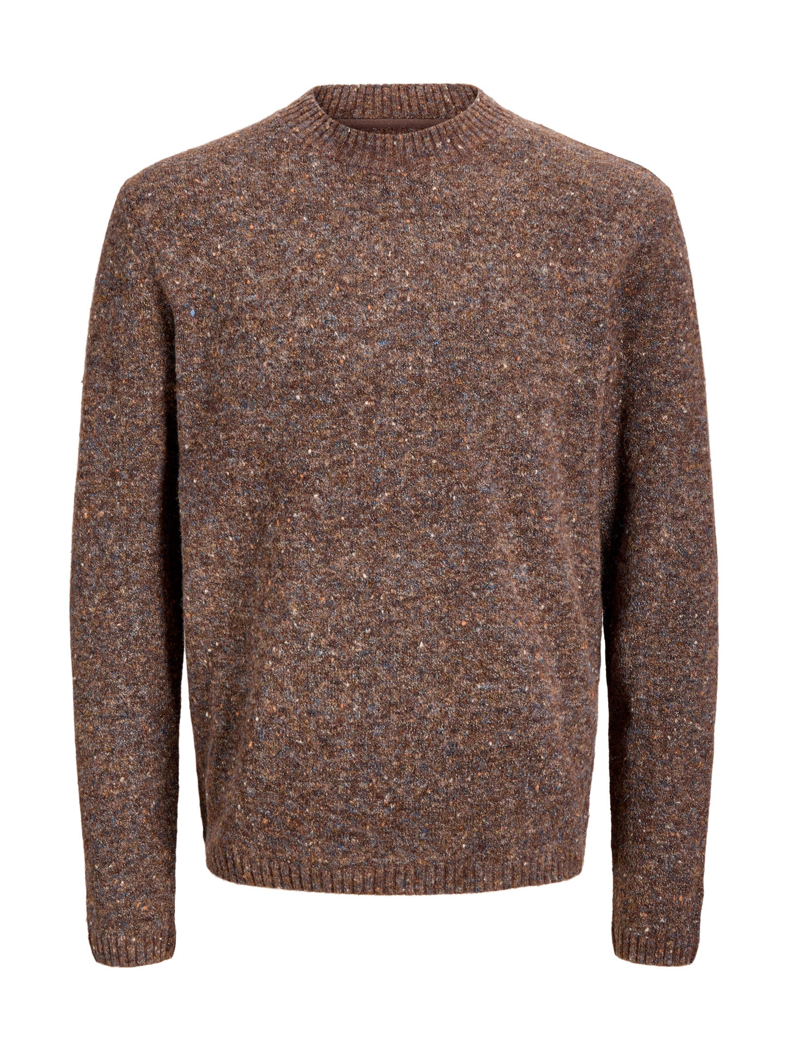 Maglia Jack & Jones Niel Marrone girocollo melange 12298382 /Cocoa JACK & JONES 