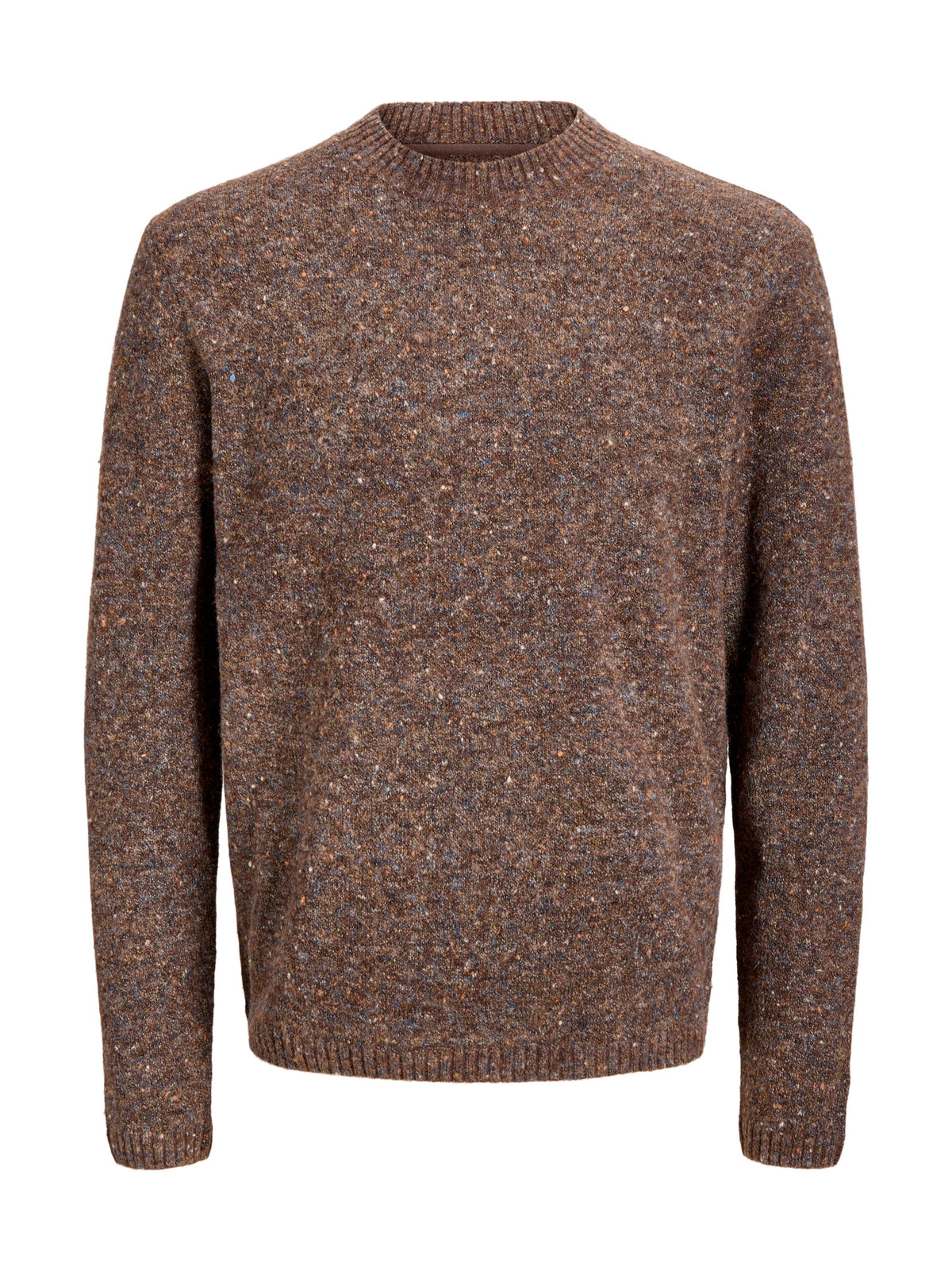 Maglia Jack & Jones Niel Marrone girocollo melange 12298382 /Cocoa JACK & JONES 