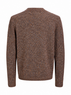 Maglia Jack & Jones Niel Marrone girocollo melange 12298382 /Cocoa JACK & JONES 