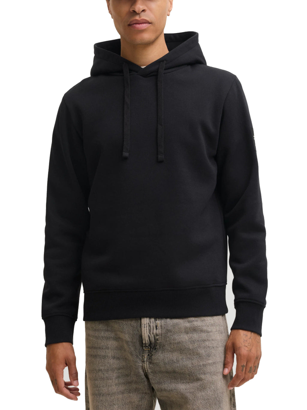 Felpa Jack & Jones Cleveland Nero con cappuccio 12298441 /Black JACK & JONES 
