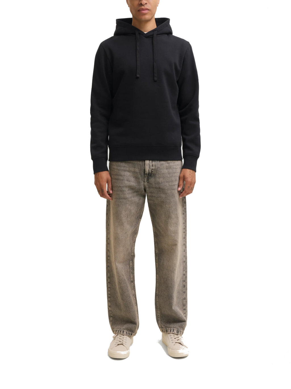 Felpa Jack & Jones Cleveland Nero con cappuccio 12298441 /Black JACK & JONES 