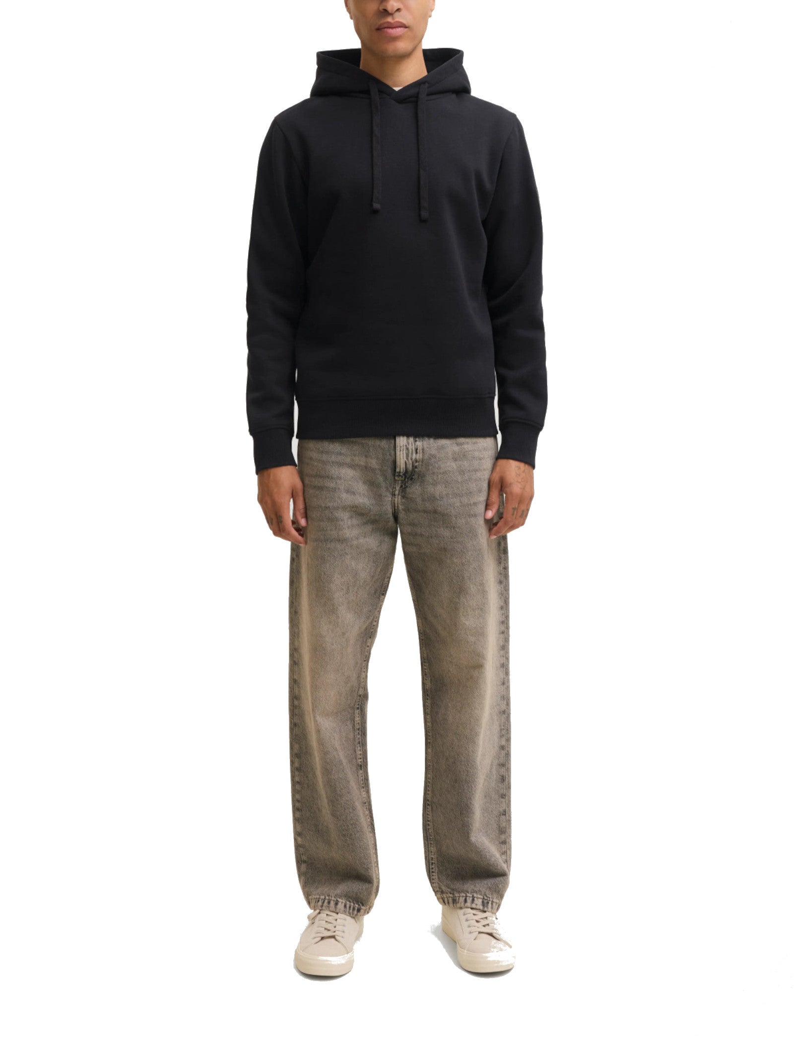 Felpa Jack & Jones Cleveland Nero con cappuccio 12298441 /Black JACK & JONES 