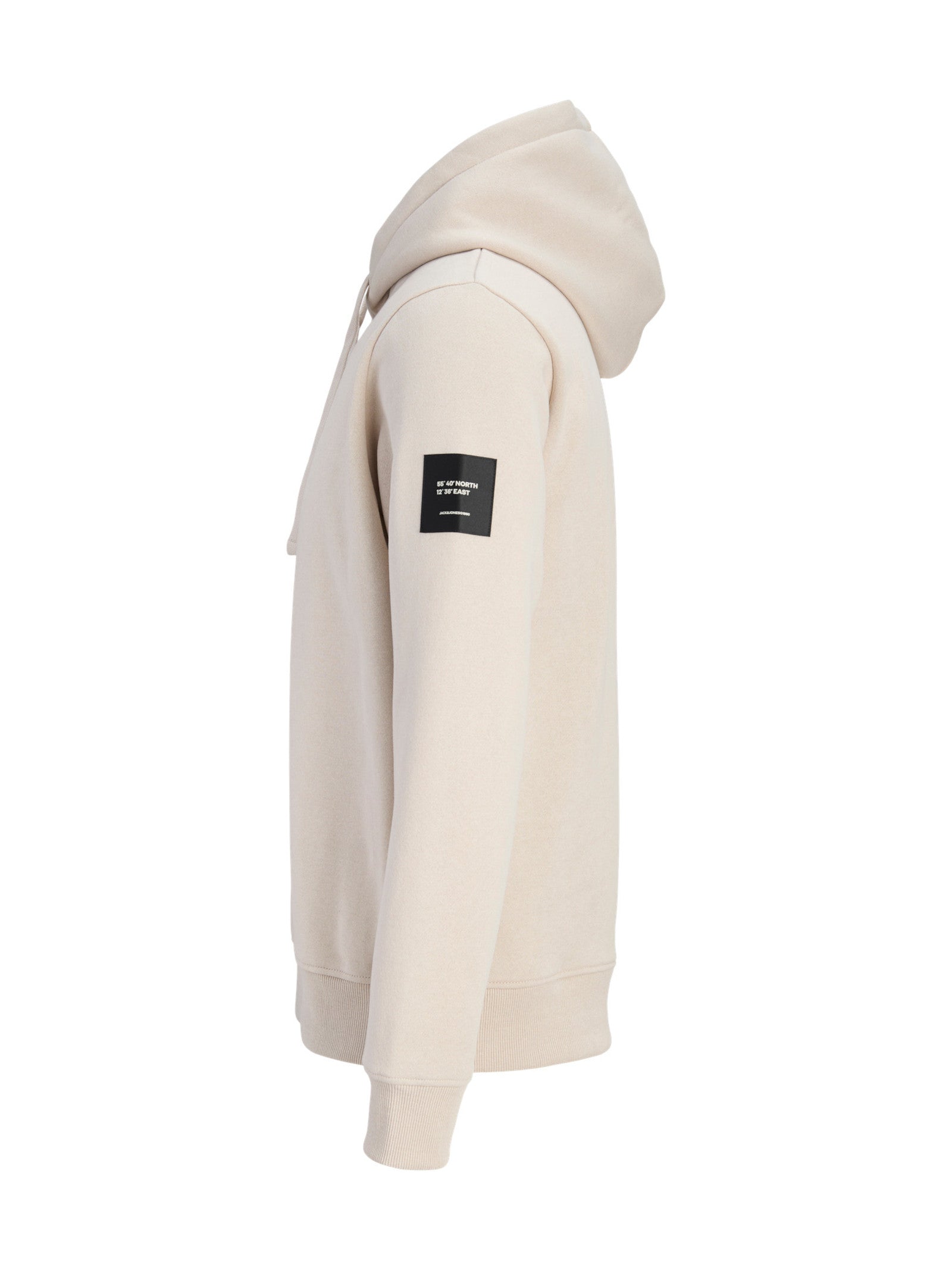 Felpa Jack & Jones Beige Cleveland con cappuccio 12298441 /Moonbeam JACK & JONES 